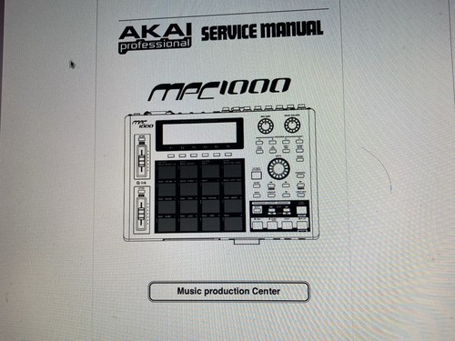 Akai mpc1000 service manual - akai,