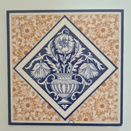 Vintage johnson tile - h&r, (?)