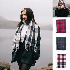 Classic Woven Oversized Soft Touch Scarf Wrap Shawl Scottish Tartan Check Stole