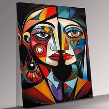 Pablo Picasso Two Faces Modern Art Canvas Print Wall Art Picture