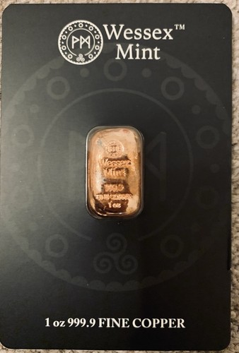 Wessex mint 1oz copper cast - wessex,