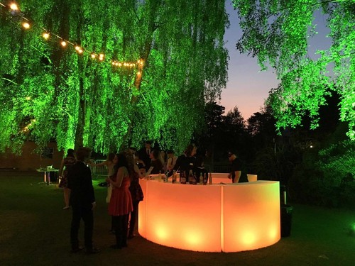 Led circular curved mobile bar - led,
