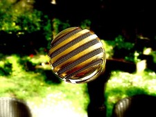 AKG D19 microphone, gold enamelled body, beautiful piece to restore or decor