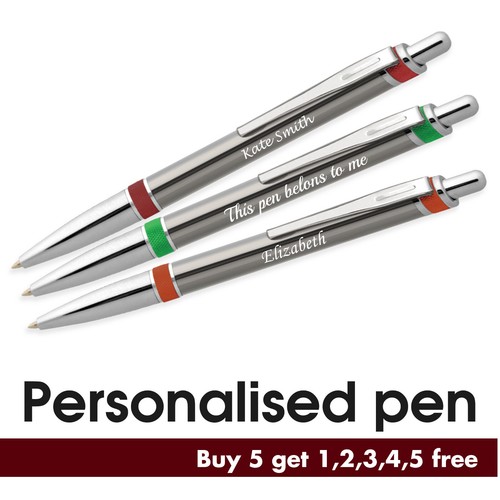 Personalised metal pen