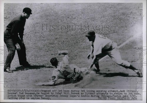 1952 press photo jack dittmer - 1952,