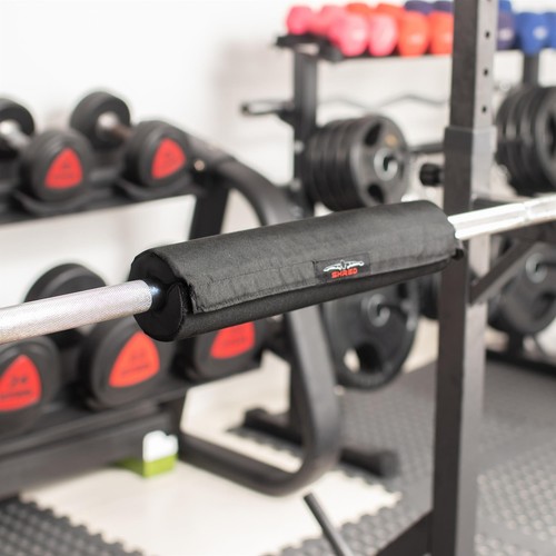 Foam barbell bar rest pad - pad, for