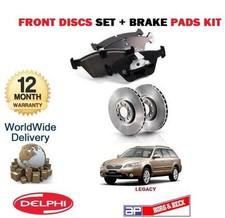 FOR SUBARU LEGACY 3.0 R SPEC B 2004-2009 FRONT BRAKE DISCS SET+ DISC PADS KIT