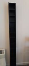 Ikea cd rack tower, black with