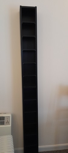 Ikea rack tower black - cd,