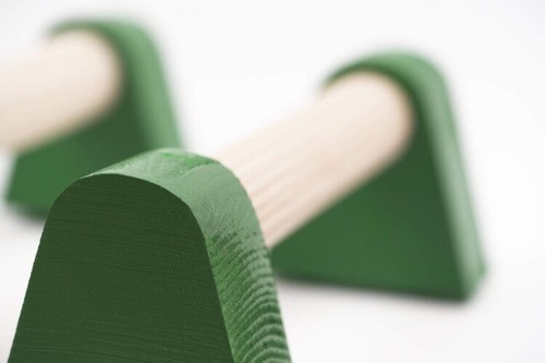 Wooden parallettes for yoga