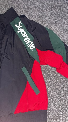 Supreme paneled track jacket - paneled,