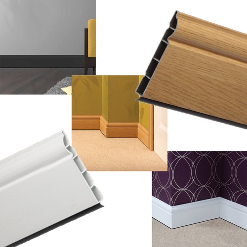Plastic skirting board pvc - skirting,