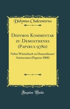 Didymos Kommentar zu