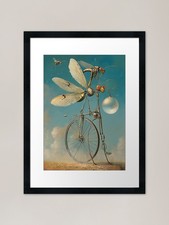 Unicycle Fly Surreal Art
