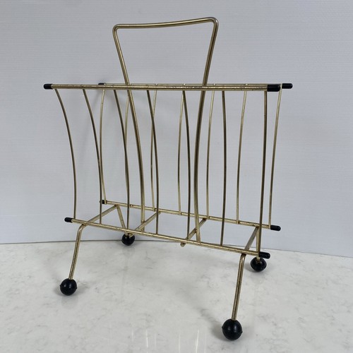 Sputnik magazine rack gold - sputnik,