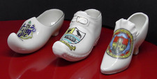 Crested China THREE Shoes Paignton Seaton Devon Bournemouth Good Condition