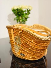 Straw Tote Bag, Bucket Summer