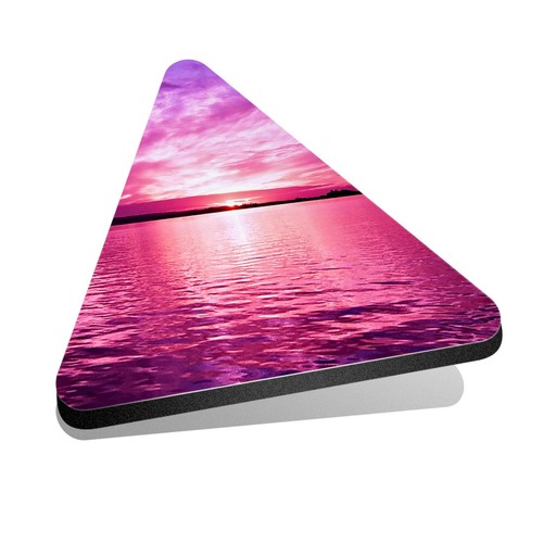 Triangle fridge mdf magnet - 1x,