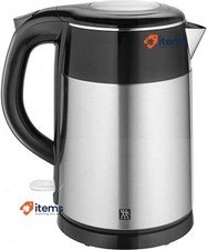 ZWILLING water heater, 1.2 liter, Stainless Steel/Plastic, Silver/Black