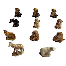 Vintage Wade Whimsies Joblot Bundle of 11 (All Have Chips / Damage) See Pics