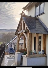 Oak Porch Canopy Green Oak-