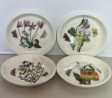 1970s (4) Portmeirion BOTANIC GARDEN IRIS Purple 4 5/8 Trinket Dish(R-20)