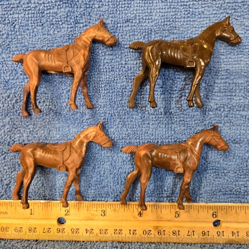 Vintage plastic toy - vintage, horses