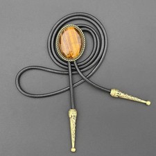 Tiger's Eye Stone Mens Bolo