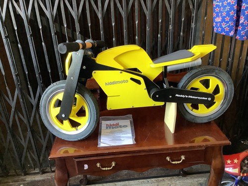 Kiddimoto balance bike yellow - kiddimoto,