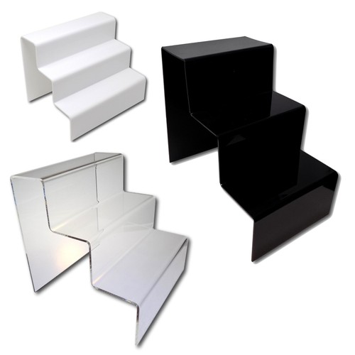 Step tier clear black - tier,