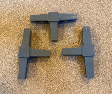 Dexion Speed Frame 3-Way Joint (x3). Grey.