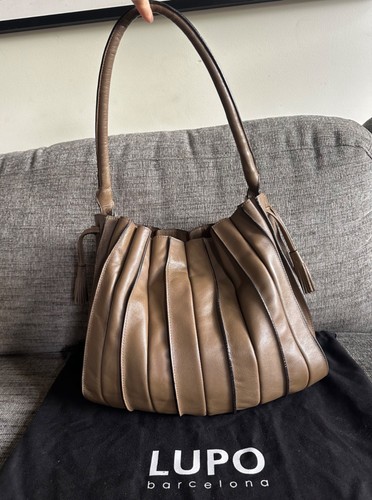 Lupo barcelona leather pleated - lupo,
