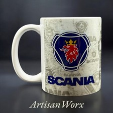 Scania Vabis V8 Truck Drivers Full Print Mug *Perfect Gift*