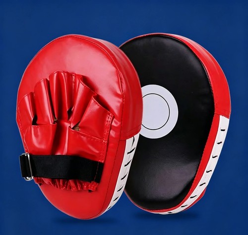 Curved boxing punch mitts - curved,