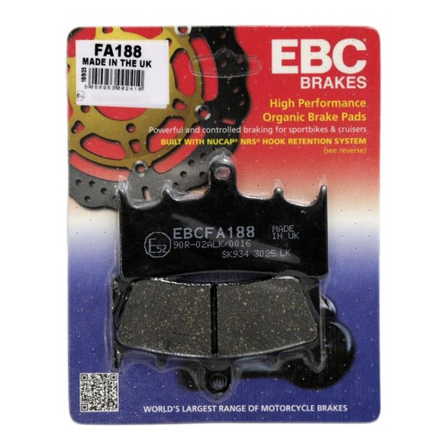 Ebc fa188 organic - ebc, pads