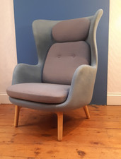 Fritz Hansen by Jaime Hayon Blue & Grey RO Lounge Chair c 2013 UK Delivery