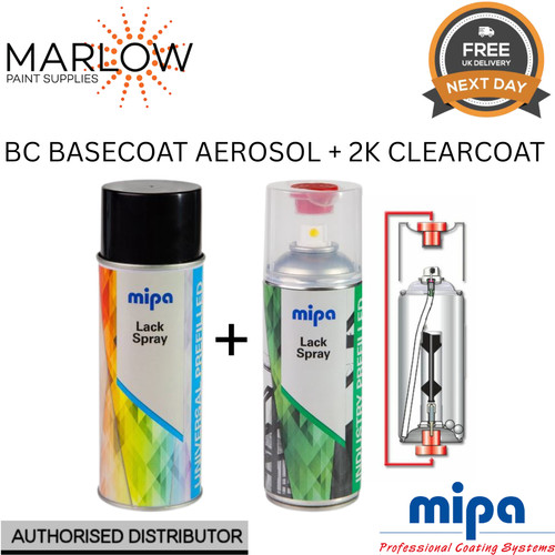 Mipa basecoat aerosol - bc, 2k