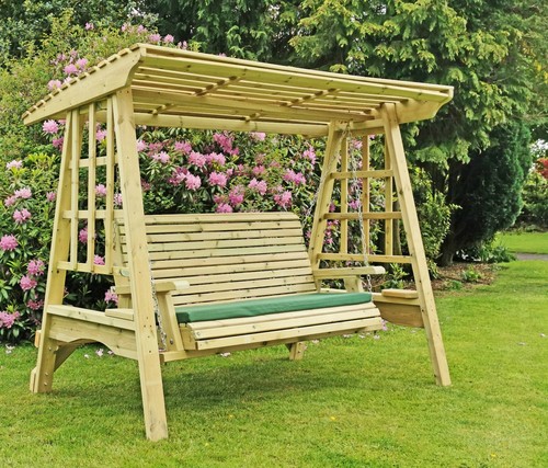 Wooden garden swing adult - wooden,