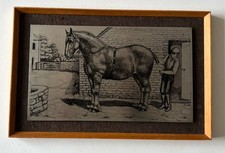 Heavy Horse & Groom by