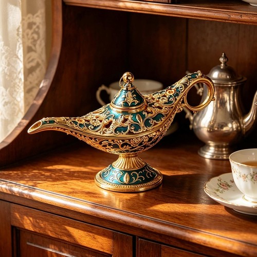 Vintage brass aladdin - brass,