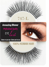 3 Packs of Amazing Shine Human Hair False Eyelashes - 747-L