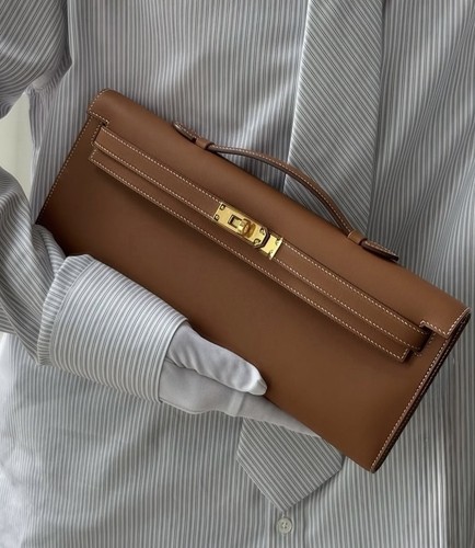 Hermes kelly cut clutch - kelly,