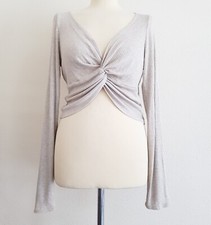 REFORMATION Loch, Beige Ribbed