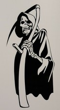 Grim Reaper 7.5 x 3.5inch  Car