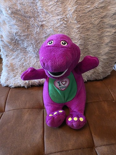 Barney soft toy - barney,