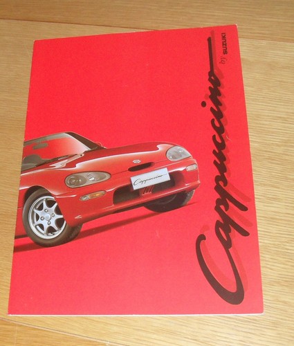 Suzuki cappuccino brochure - cappuccino,