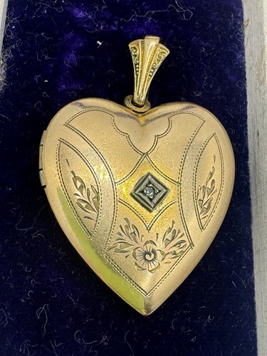 Antiqued vtg 12k - 12k, gold