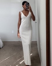 ZARA ECRU CREAM CROCHET COTTON