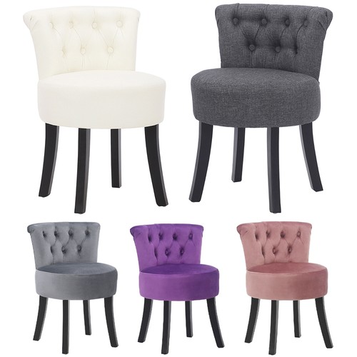 Vanity stool linen button - vanity,