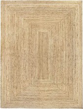 Rug Jute Carpet Mat Rectangle